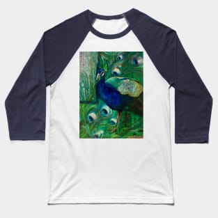 Peacock and the Green Door Baseball T-Shirt